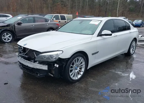 2014 BMW 740Li from USA, damaged, VIN WBAYE4C59ED138474